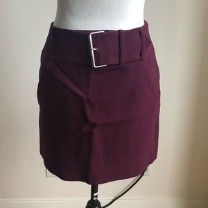 The Kooples Purple Skirt with Belt